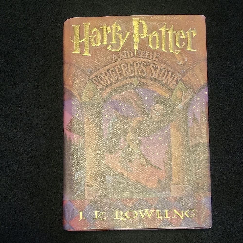 Harry Potter and the Sorcerer's Stone Book, 1st Edition, 1997 Text, 1998 Visuals